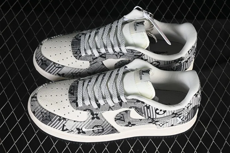 All categories Nk Air Force 1 Air Force series Nk Air Force 1 Low Air Force low-top Nike Air Force 1'07 Low LV joint gray floral cloth Air Force 1 low-top casual sneakers DF0188-077
